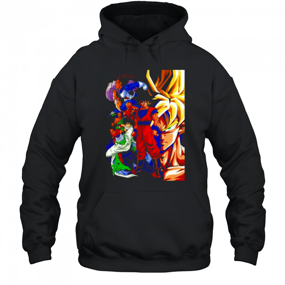 Dragon Ball Z Shitajiki Goku shirt Hoodie