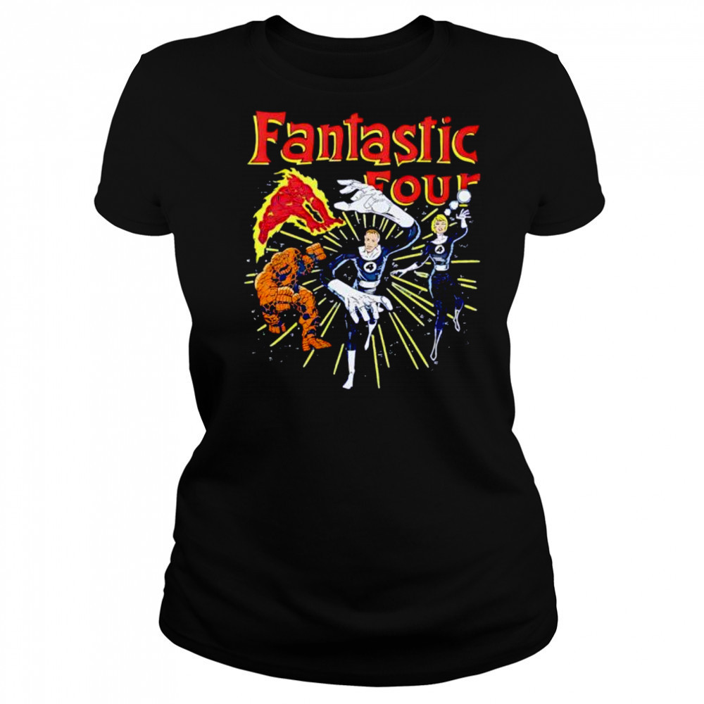 Fantastic Four Characters cartoon shirt Women's T-shirt