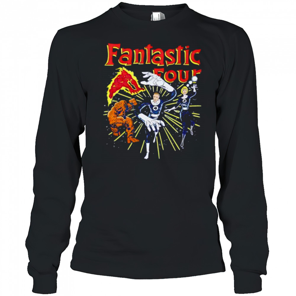 Fantastic Four Characters cartoon shirt Long Sleeved
