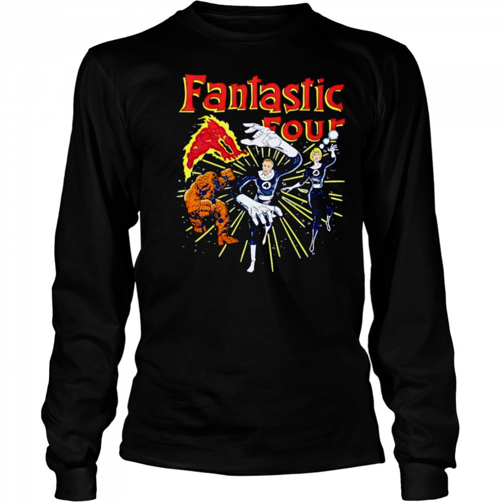 Fantastic Four Characters cartoon shirt Long Sleeved