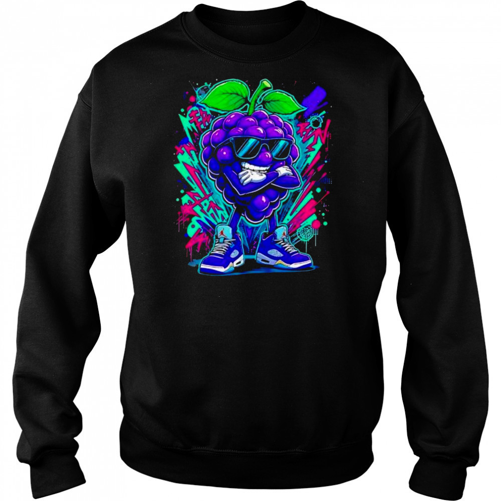 Fresh Grape Cartoon shirt Hoodie