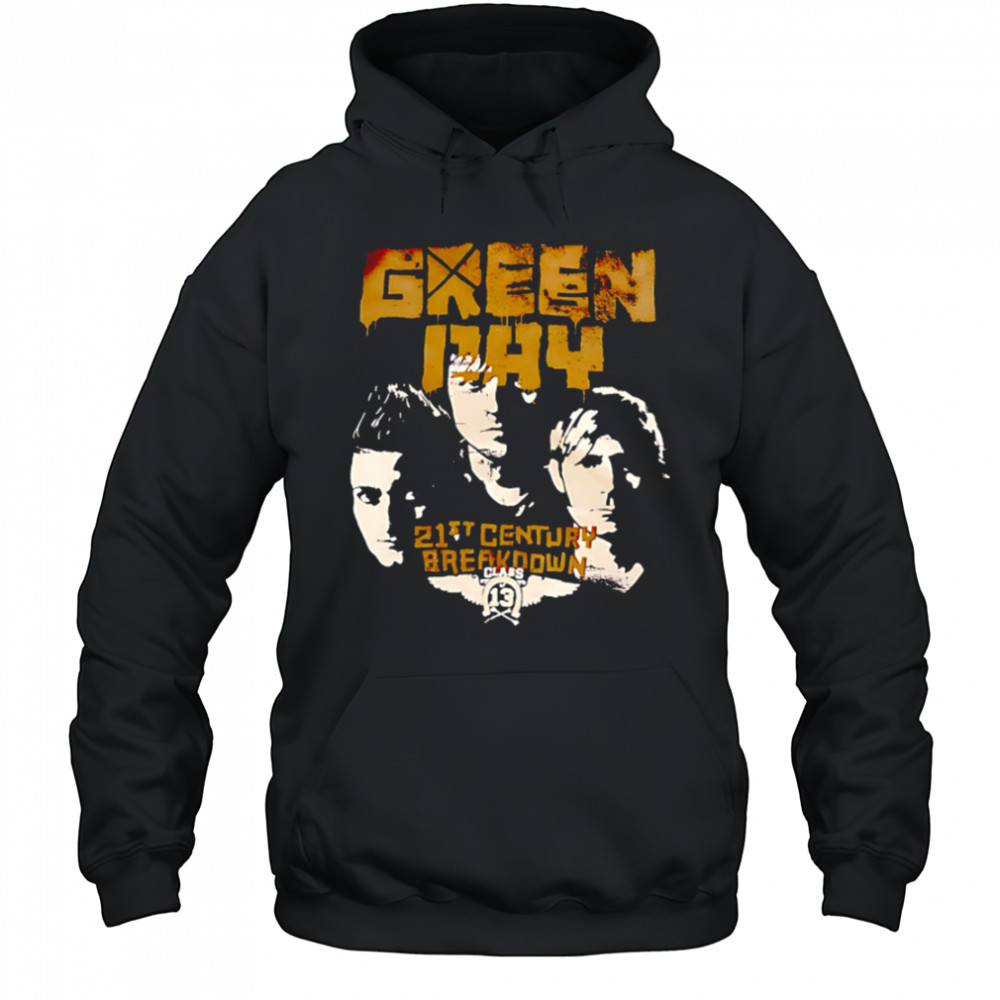 Green Day 21st Century Breakdown retro shirt Hoodie