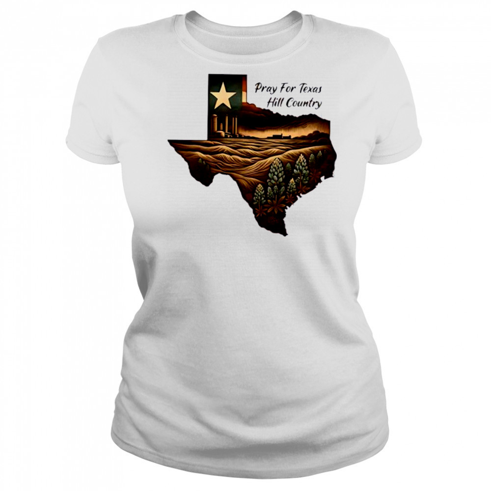 Hill country flooding survivor honor resilience with Texas pride shirt Women's T-shirt