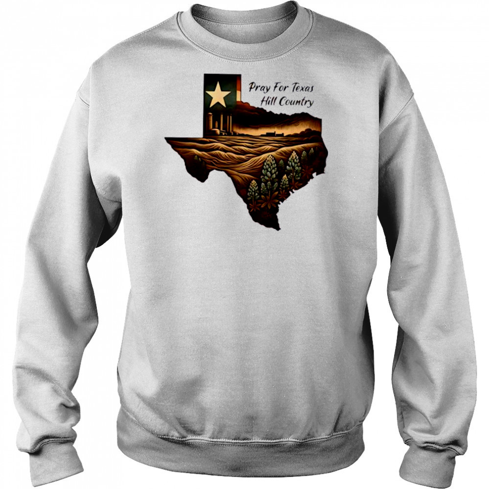 Hill country flooding survivor honor resilience with Texas pride shirt Hoodie