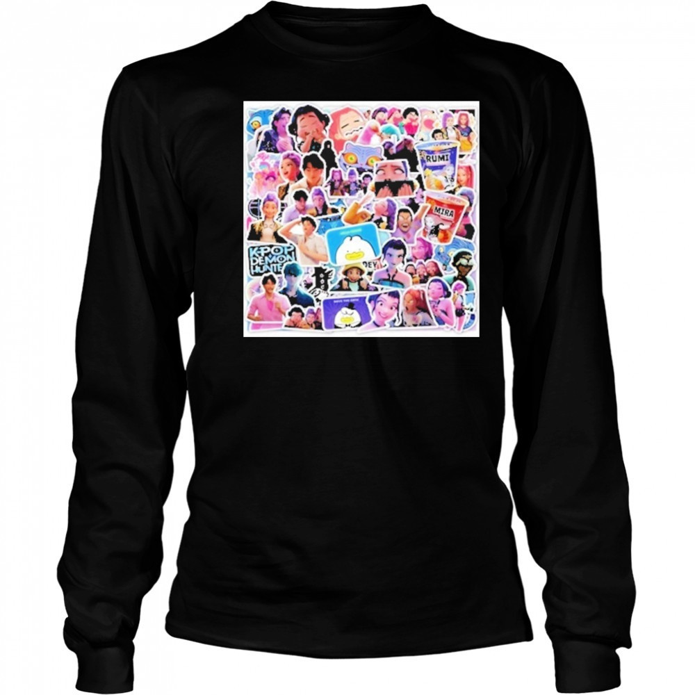 Huntrix Saja Boys Kpop Demon Hunters Shirt Long Sleeved