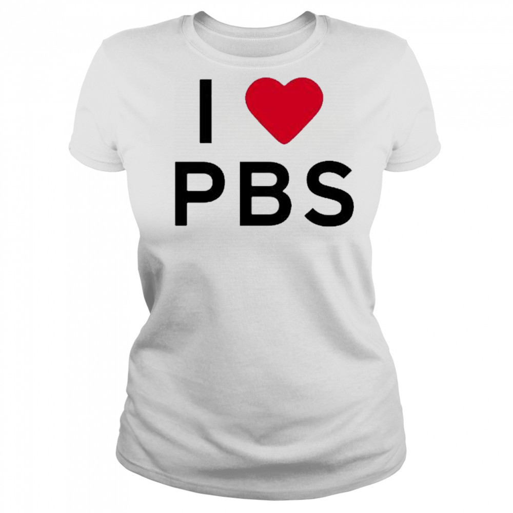 I love PBS shirt Women's T-shirt