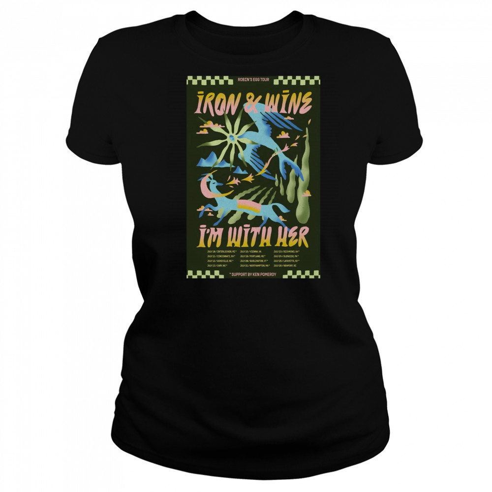 Iron & Wine Summer Tour 2025 Poster Shirt Women's T-shirt