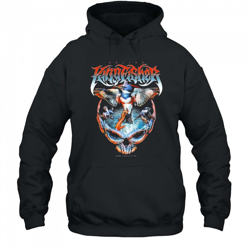 Kingfisher Belted Bird Collective T-shirt Hoodie