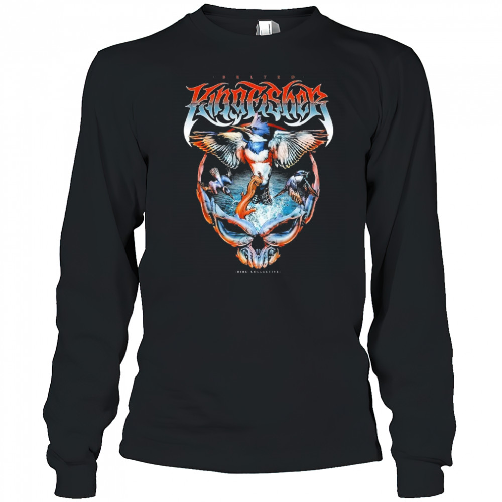 Kingfisher Belted Bird Collective T-shirt Long Sleeved