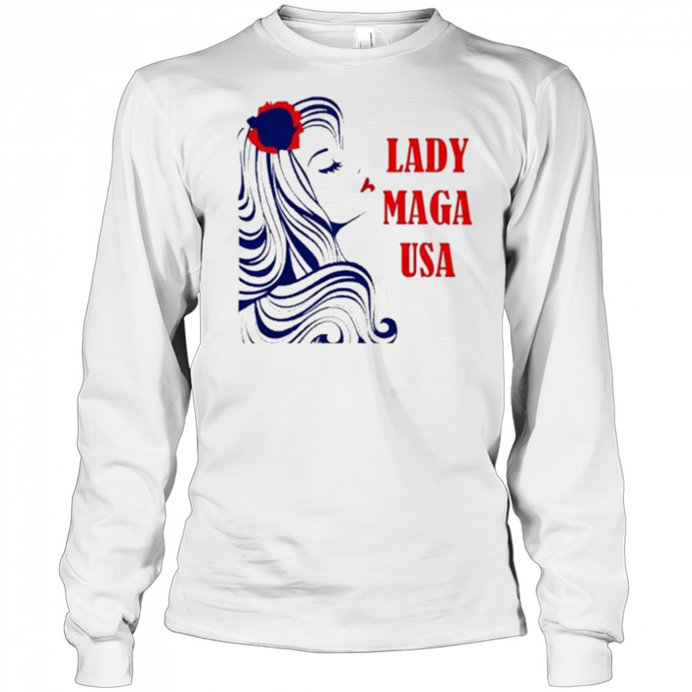 Lady Maga USA 2025 T-Shirt Long Sleeved