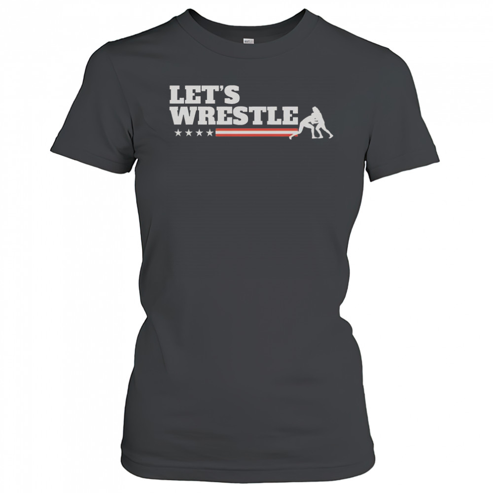 Let’s Wrestle USA T-Shirt Women's T-shirt