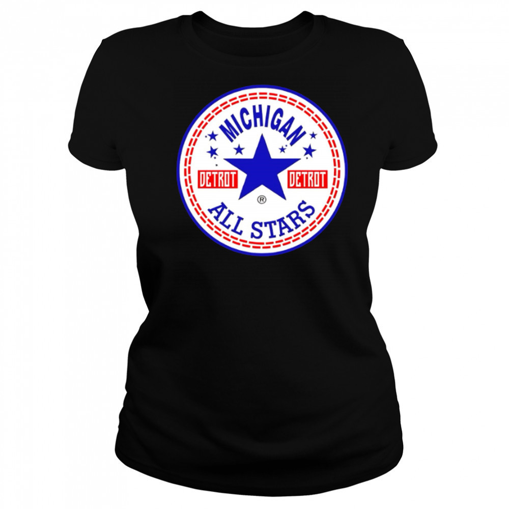 Michigan Detrot all stars logo shirt Women's T-shirt