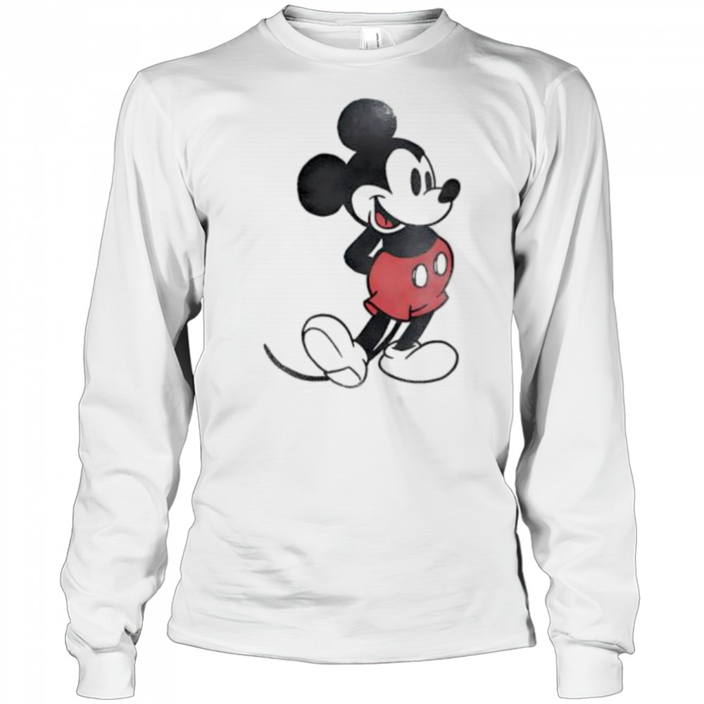 Mickey Mouse cartoon cute shirt Long Sleeved