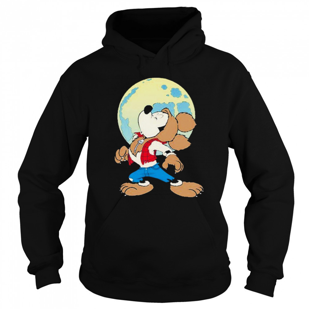 Mickey Mouse In Werewolf Halloween Shirt Sweatshirt