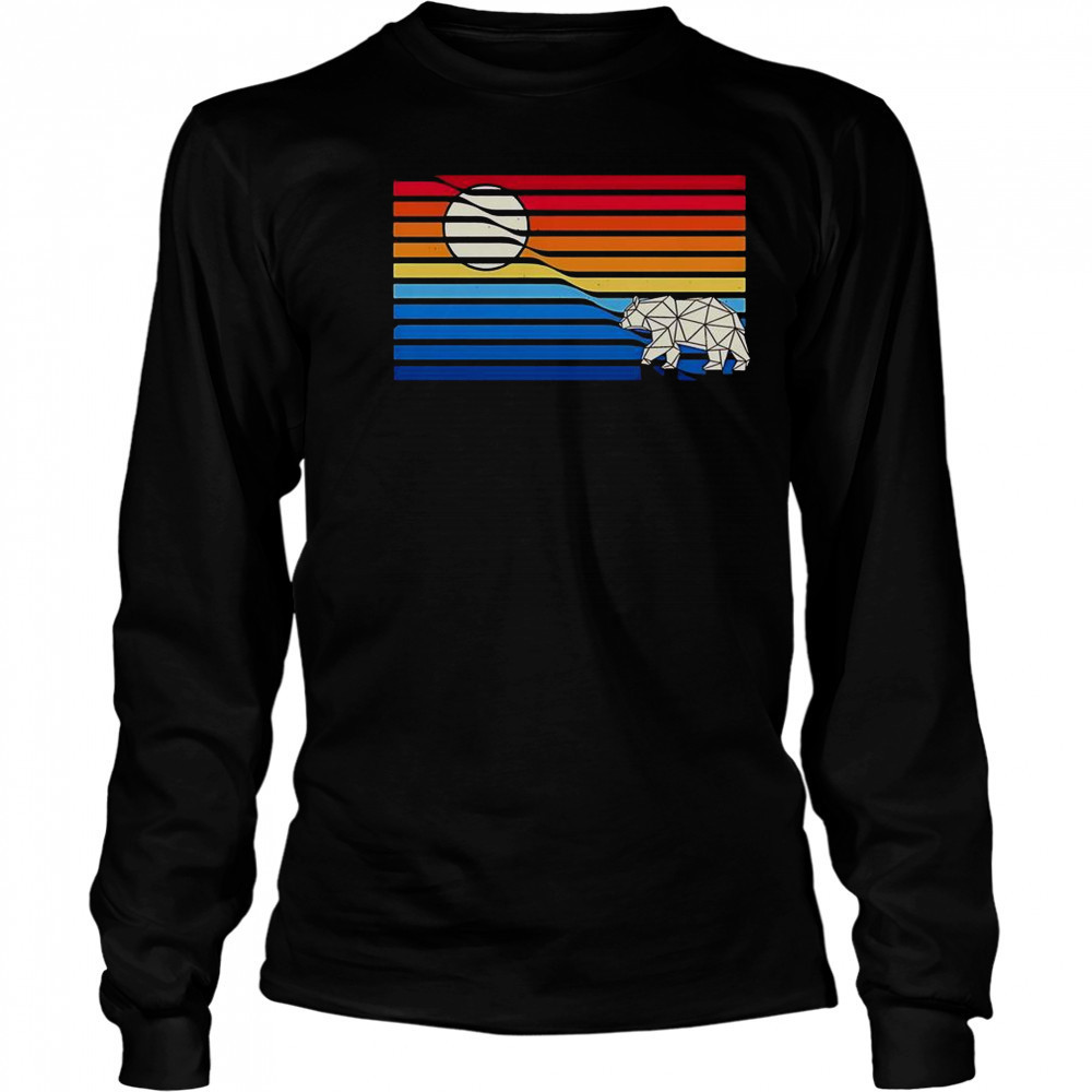 Moon Bear Geometry T-Shirt Long Sleeved