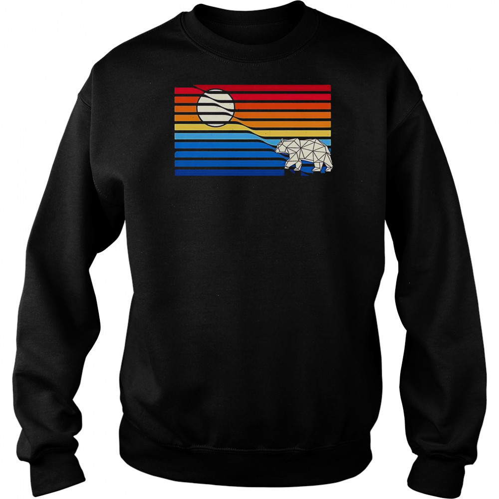 Moon Bear Geometry T-Shirt Hoodie