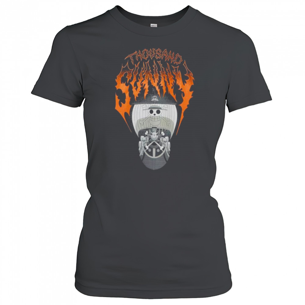 One Piece Thousand Sunny Metal T-Shirt Women's T-shirt