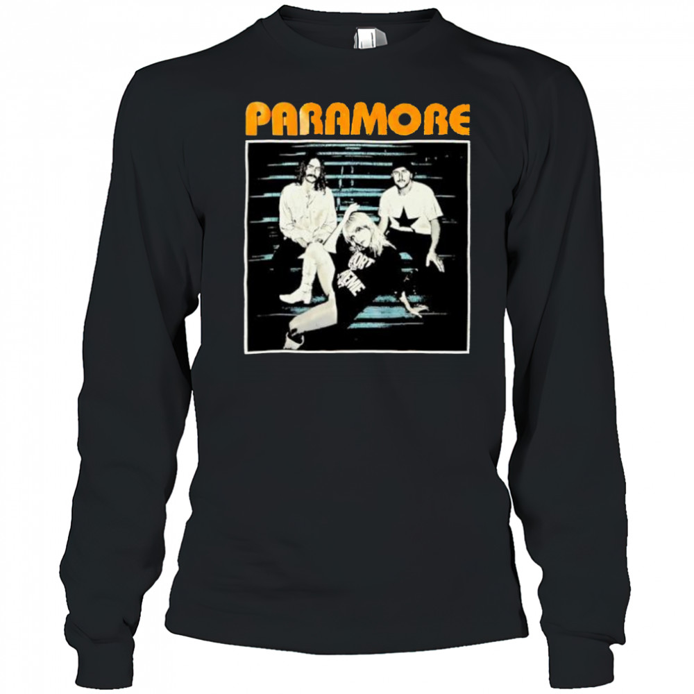Paramore picture retro shirt Long Sleeved