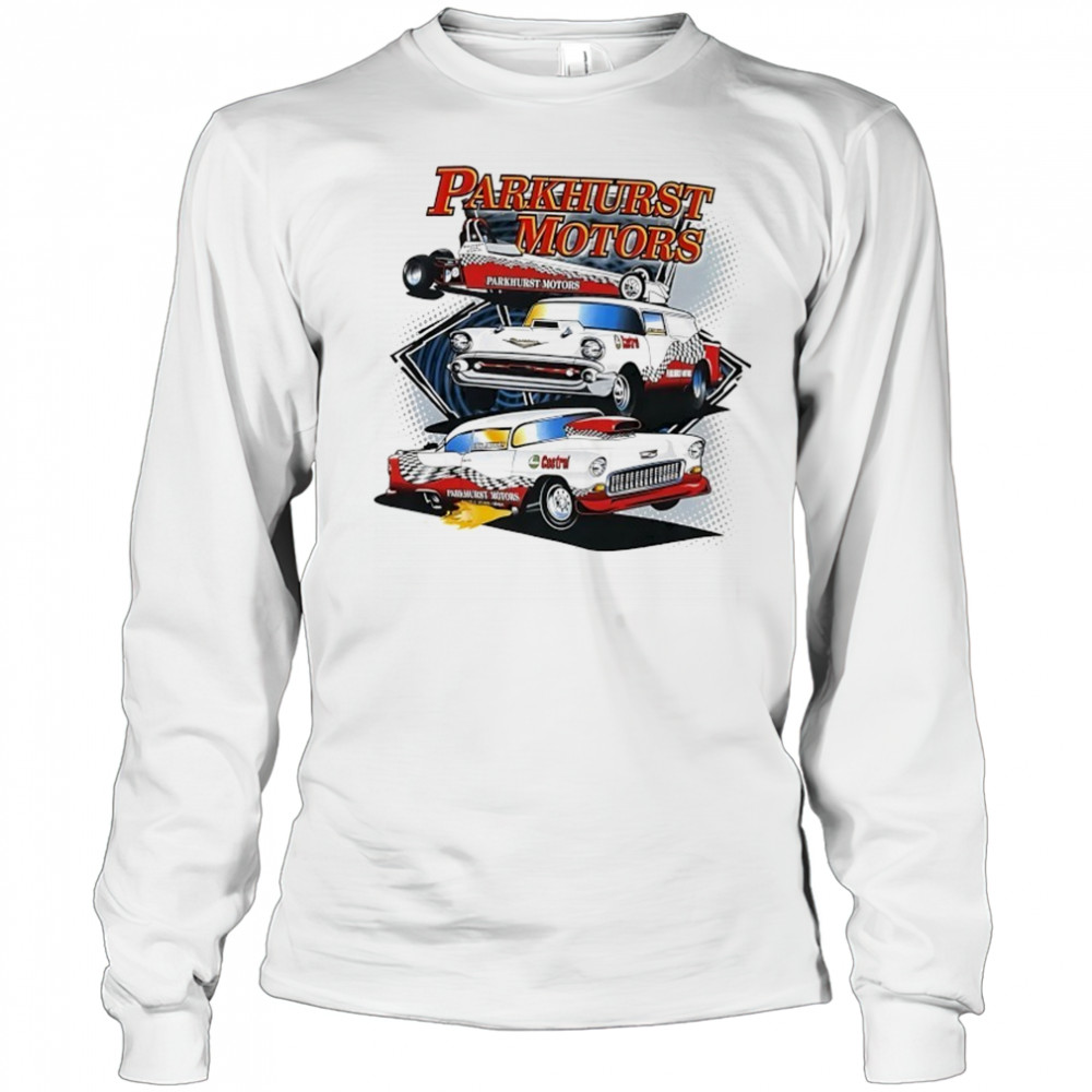 Parkhurst Motors Cadillac Castrol Car shirt Long Sleeved