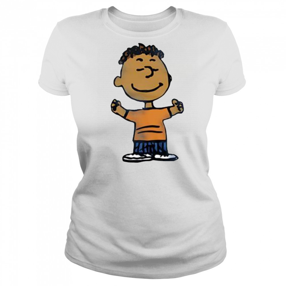 Peanuts Franklin Character cartoon cute shirt Women's T-shirt