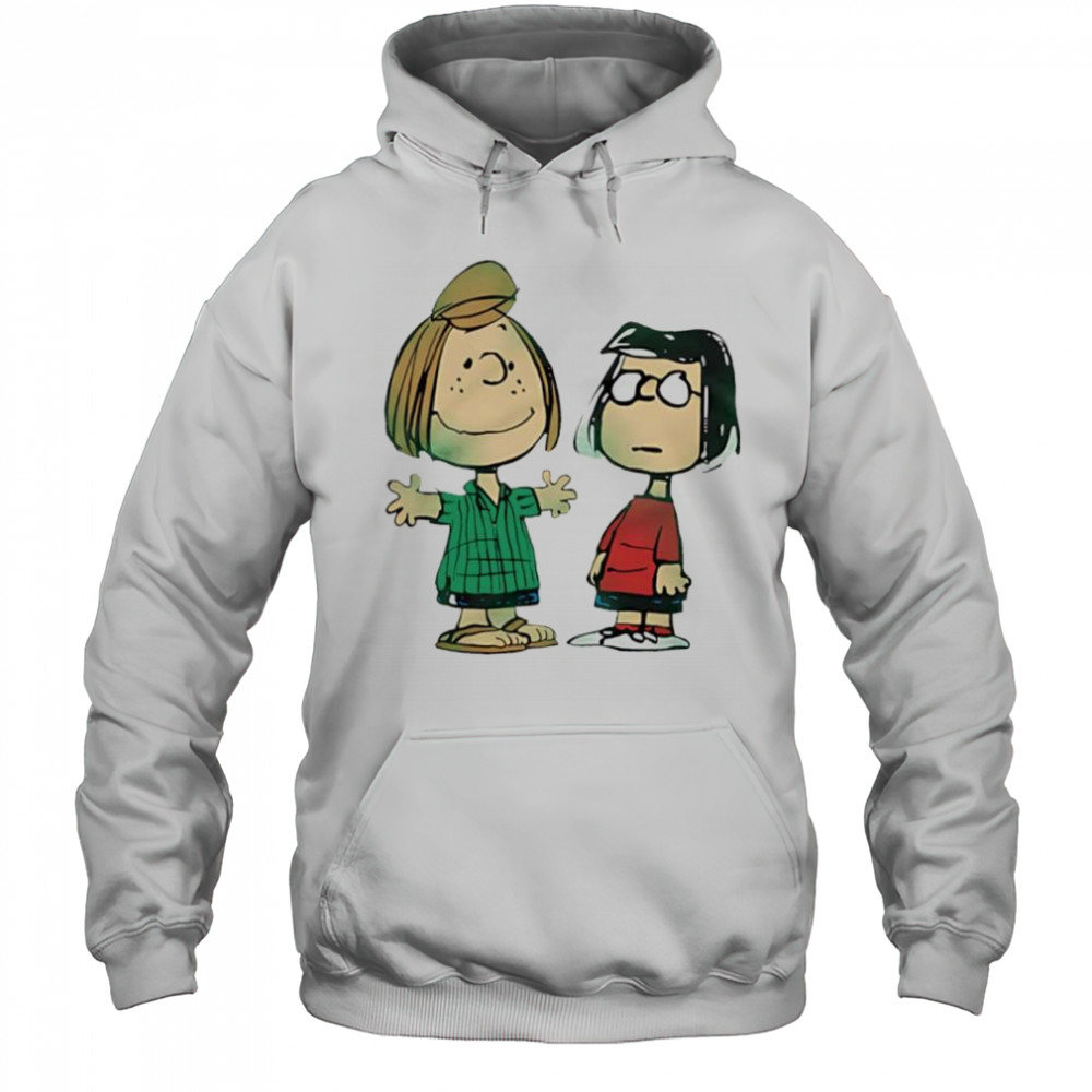 Peanuts Peppermint Patty And Marcie Character cartoon cute shirt Hoodie