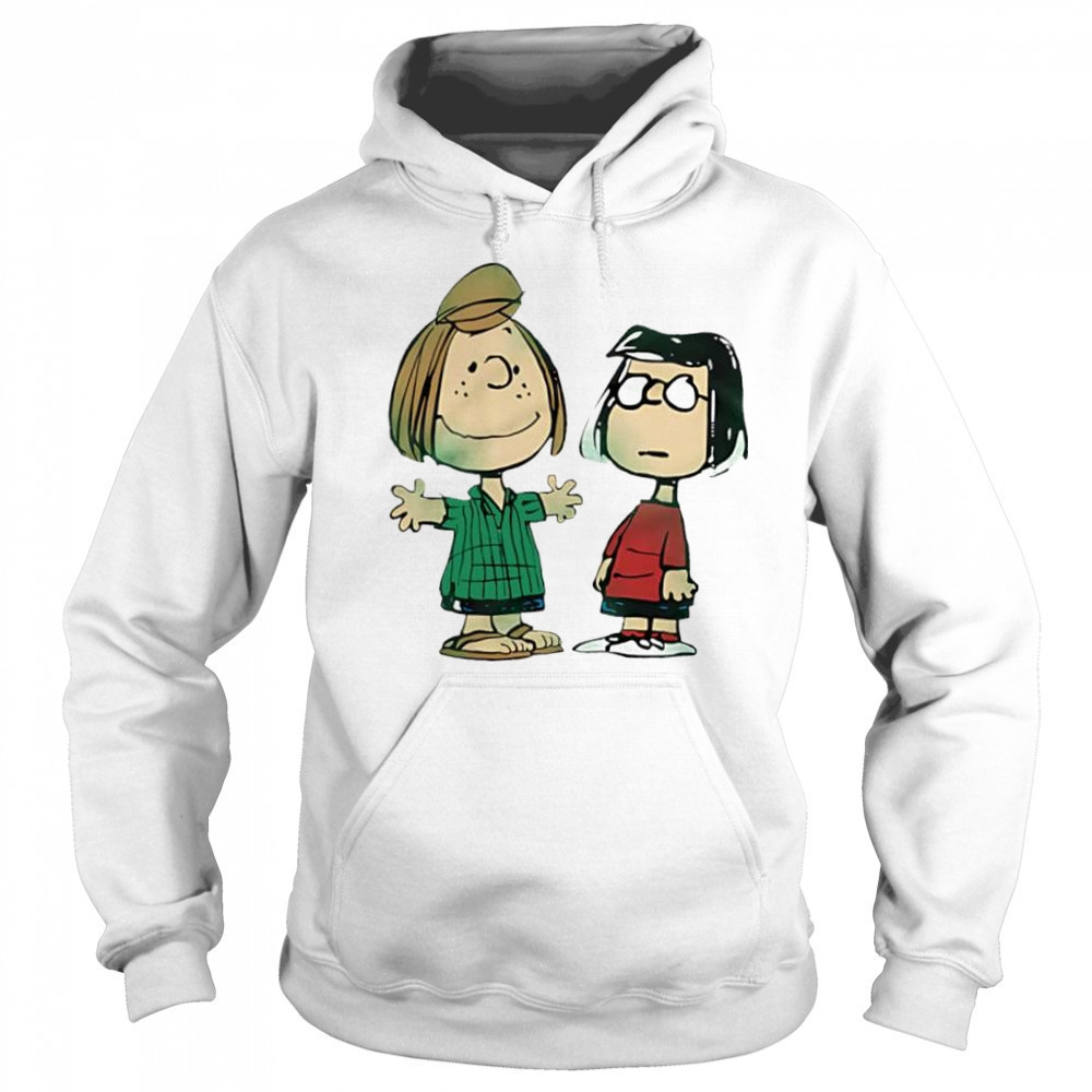 Peanuts Peppermint Patty And Marcie Character cartoon cute shirt Sweatshirt