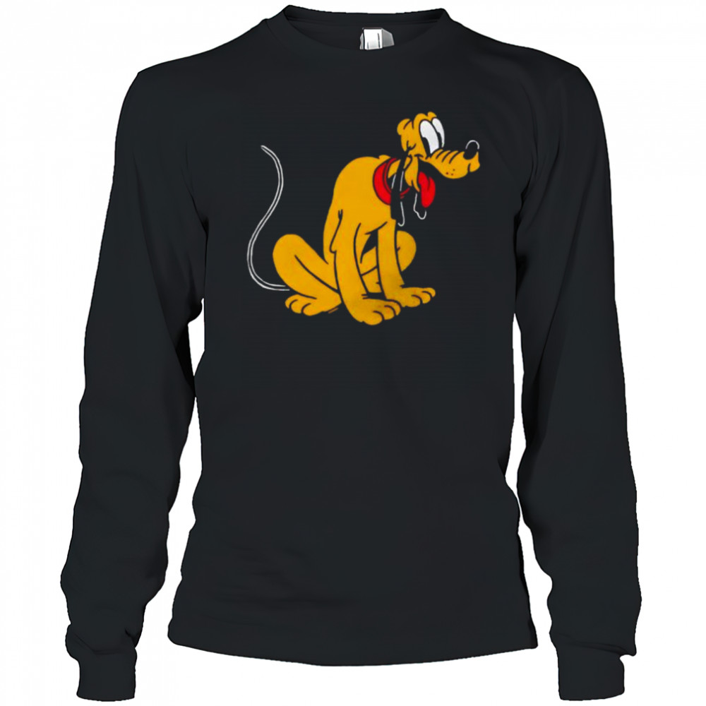 Pluto cartoon cute shirt Long Sleeved