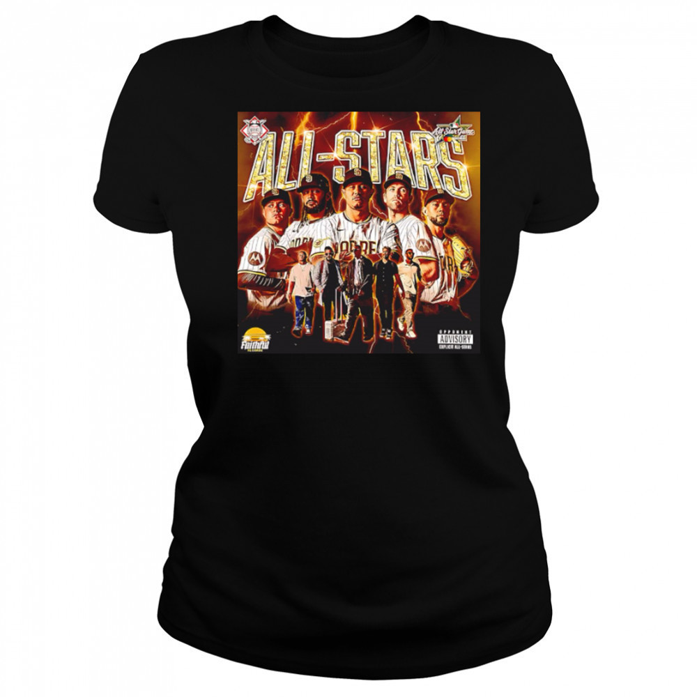 San Diego Padres All-Stars Boy band poster shirt Women's T-shirt