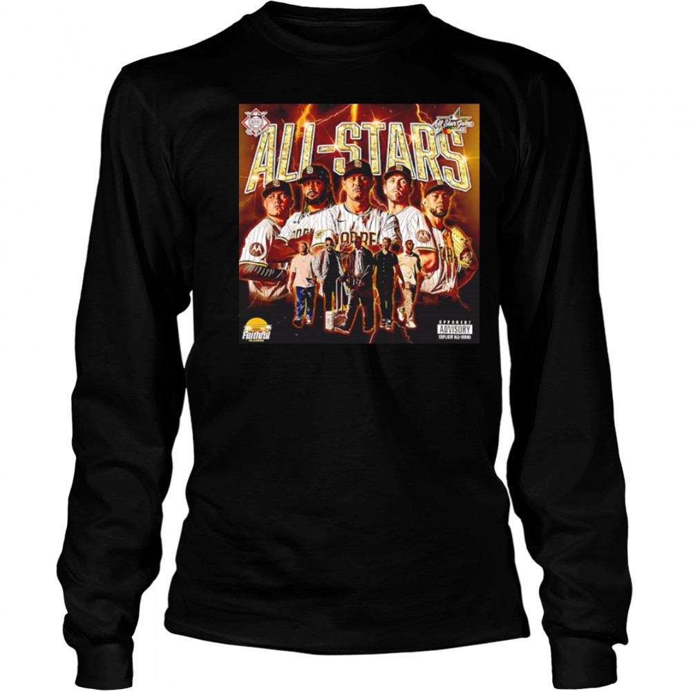 San Diego Padres All-Stars Boy band poster shirt Long Sleeved