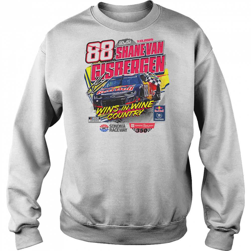Shane van Gisbergen 2025 Toyota SaveMart 350 Race Win shirt Hoodie