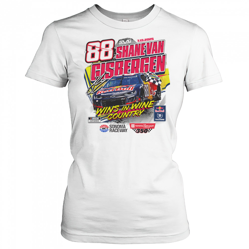 Shane van Gisbergen 2025 Toyota SaveMart 350 Race Win shirt Women's T-shirt