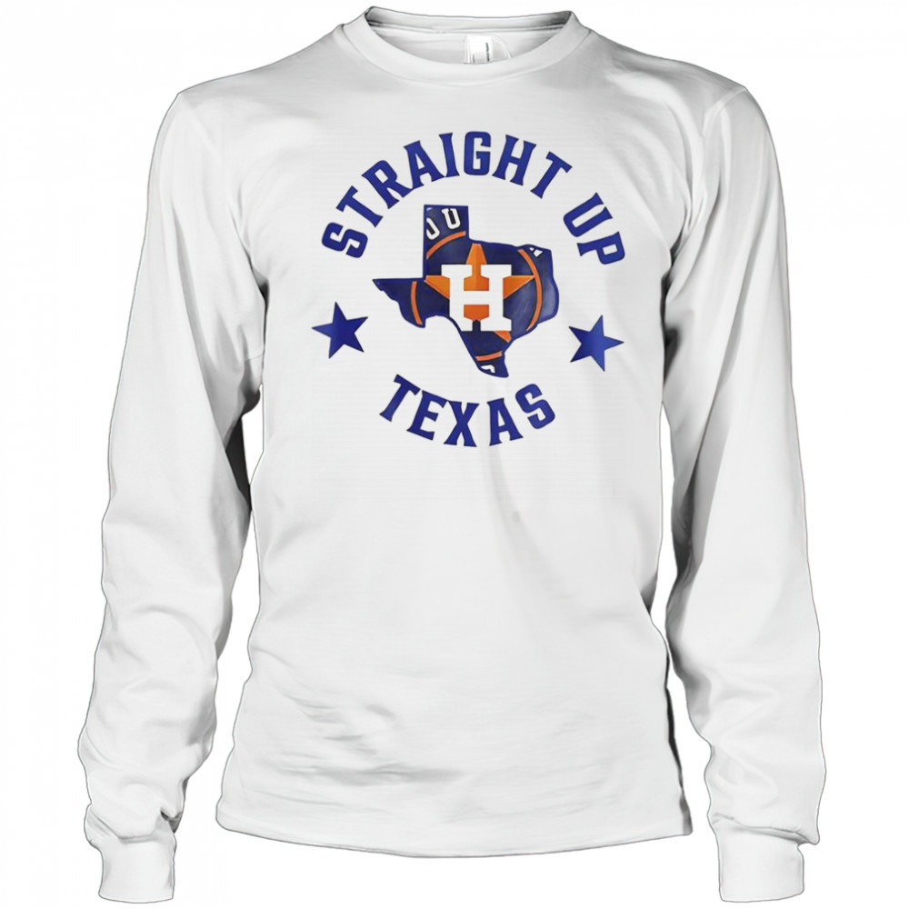 Straight Up Texas Houston Astros T-Shirt Long Sleeved