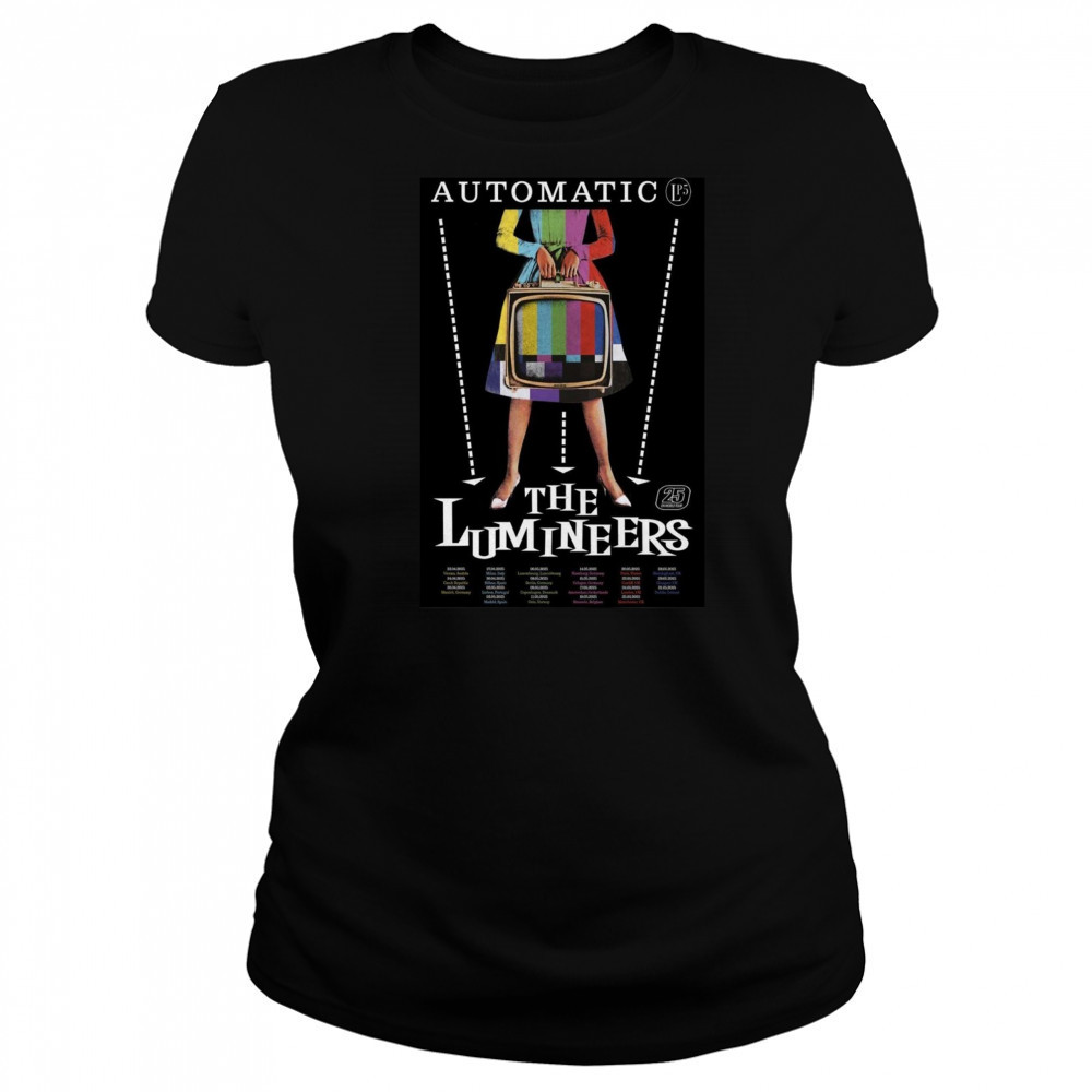 The Lumineers Automatic EU + UK World Tour 2025 Poster Shirt Women's T-shirt