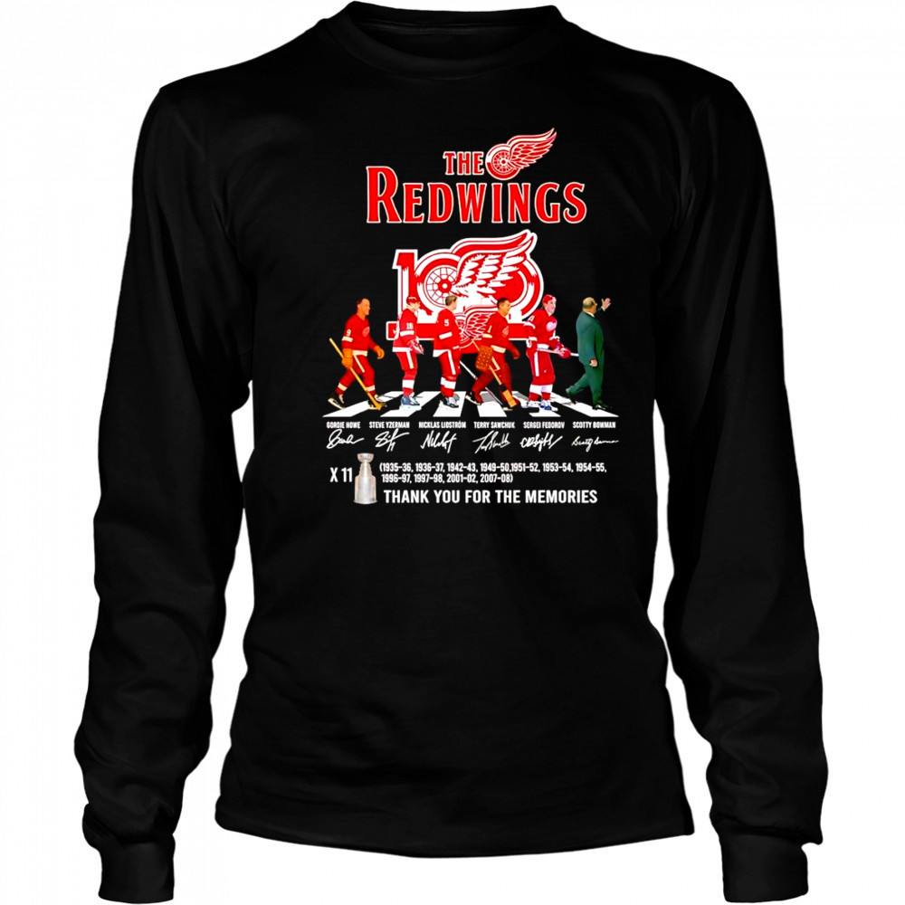 The Redwinsg Abbey Road thank you for the memories shirt Long Sleeved