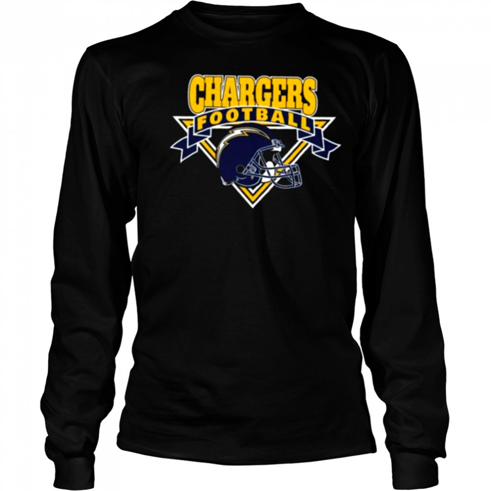 The Wild Collective Navy Los Angeles Chargers Shirt Long Sleeved