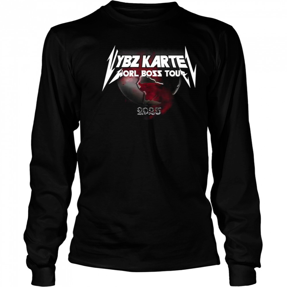 Vybz Kartel Worl Boss Tour 25 Shirt Long Sleeved