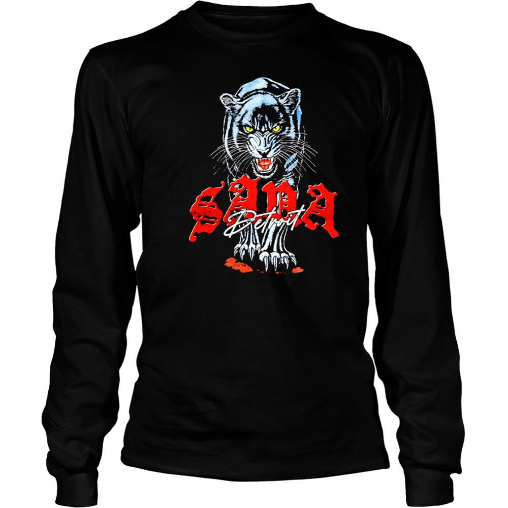 Wolf Black Sana Detroit shirt Long Sleeved