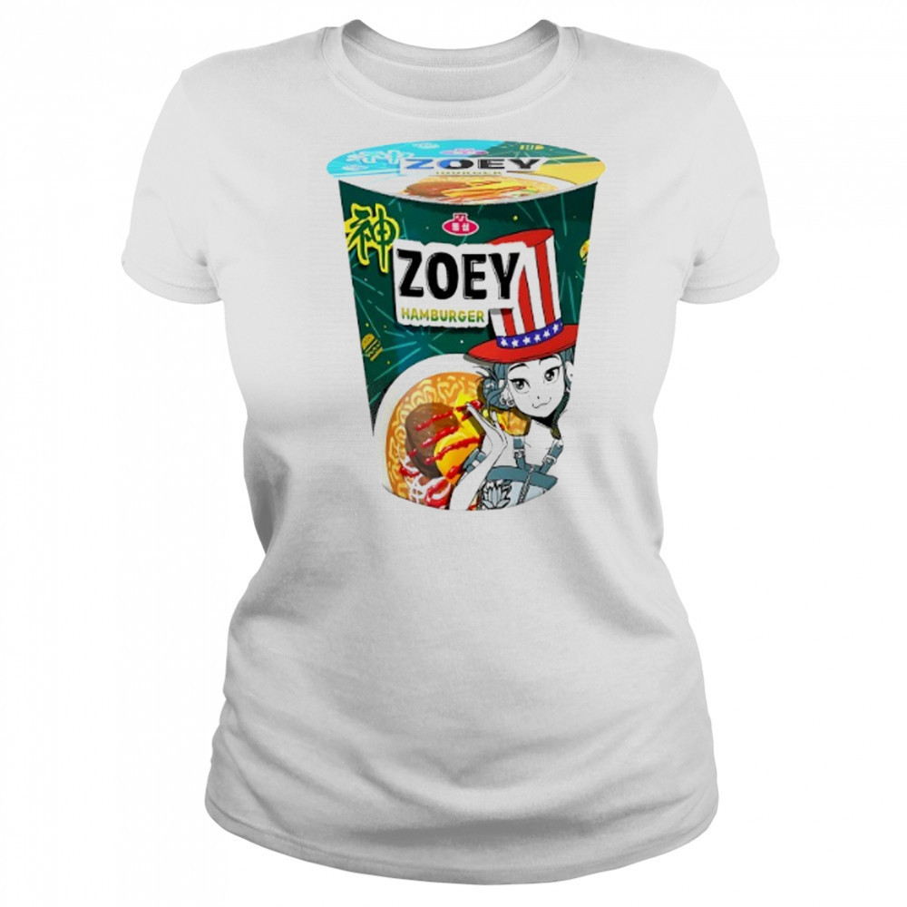 Zoey Hamburger Ramen KPop Demon Hunters shirt Women's T-shirt