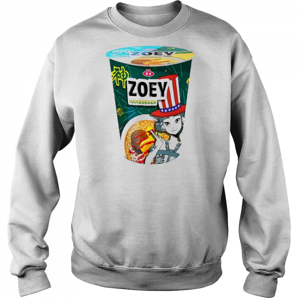 Zoey Hamburger Ramen KPop Demon Hunters shirt Hoodie