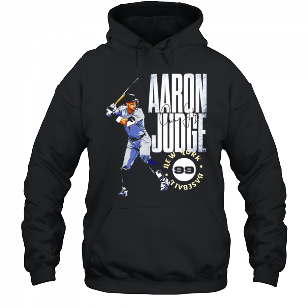 Aaron Judge New York Yankees Stamp signature retro shirt Hoodie