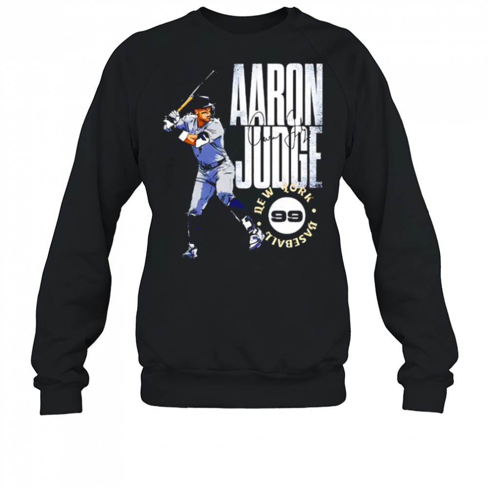 Aaron Judge New York Yankees Stamp signature retro shirt Sweatshirt