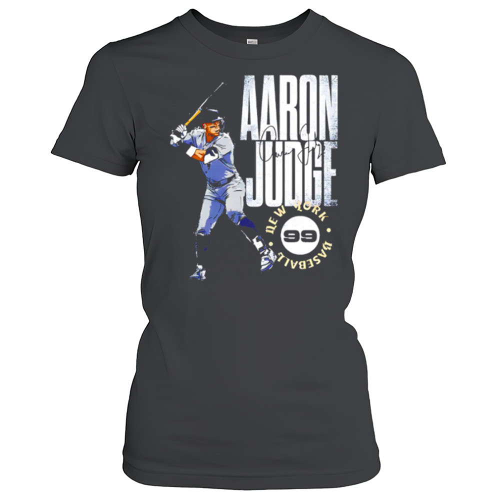 Aaron Judge New York Yankees Stamp signature retro shirt Women's T-shirt