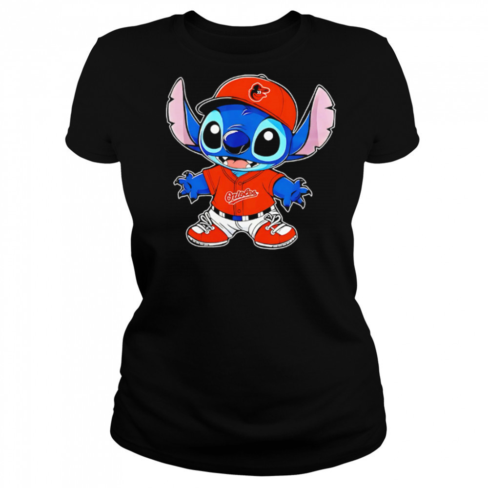 Baltimore Orioles Stitch Baseball 2025 shirt Women's T-shirt