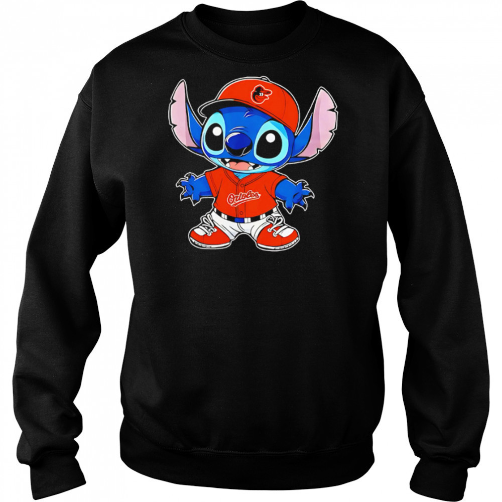 Baltimore Orioles Stitch Baseball 2025 shirt Hoodie