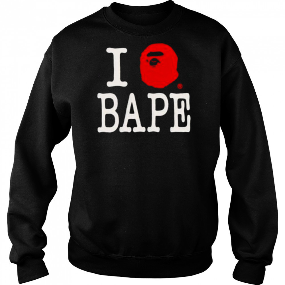 BAPE LOGO INSIDE OUT RELAXED FIT Shirt Hoodie