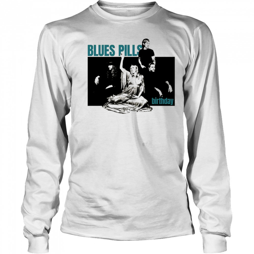 Blues Pills Birthday T-shirt Long Sleeved