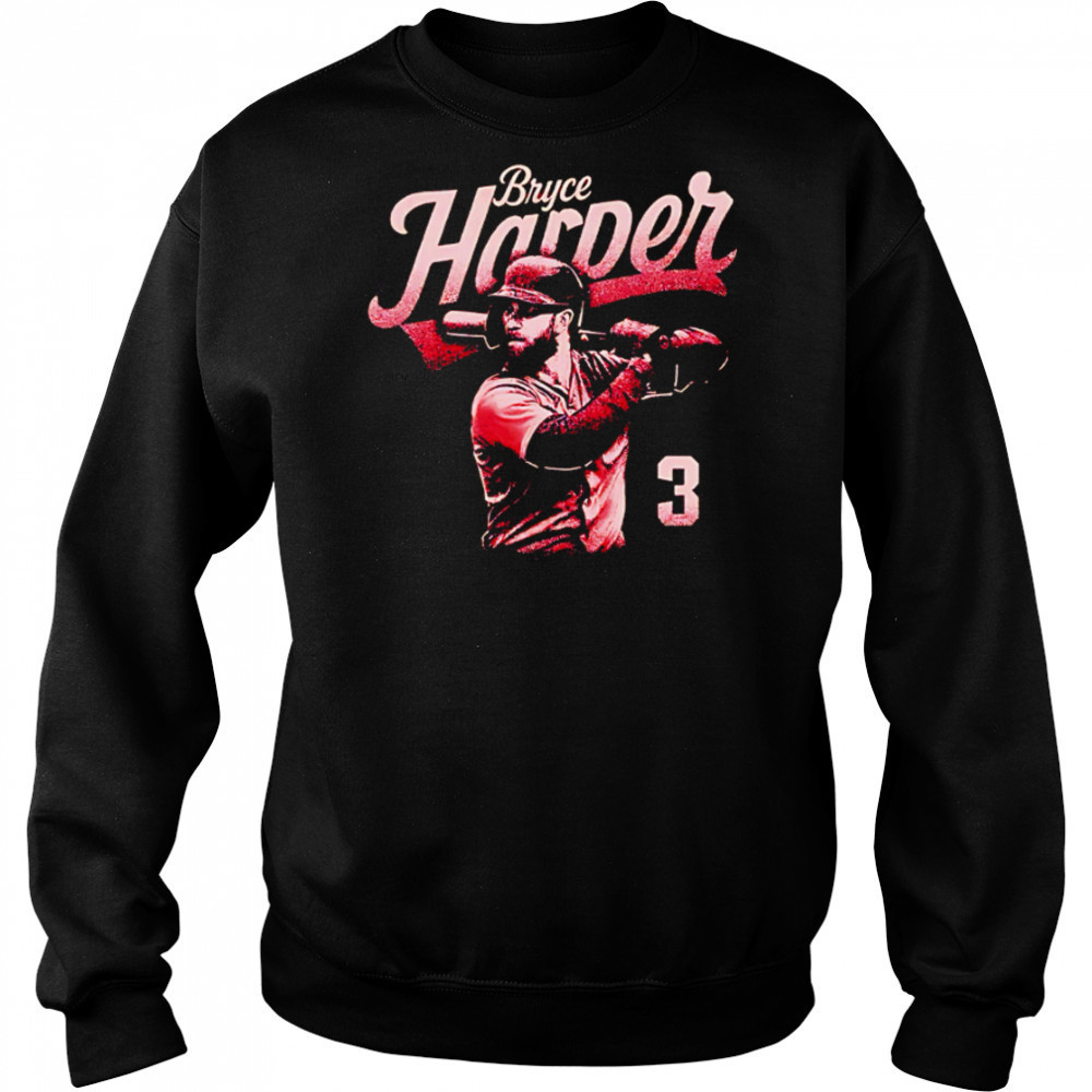 Bryce Harper number 3 Philadelphia Bitmap Retro shirt Hoodie