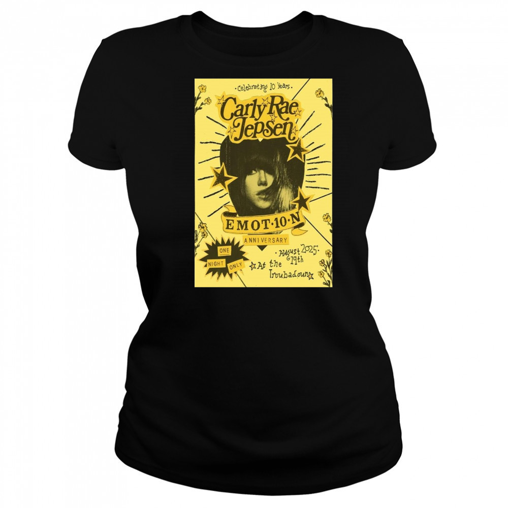 Carly Rae Jepsen Troubadour West Hollywood CA 2025 Poster T-Shirt Women's T-shirt