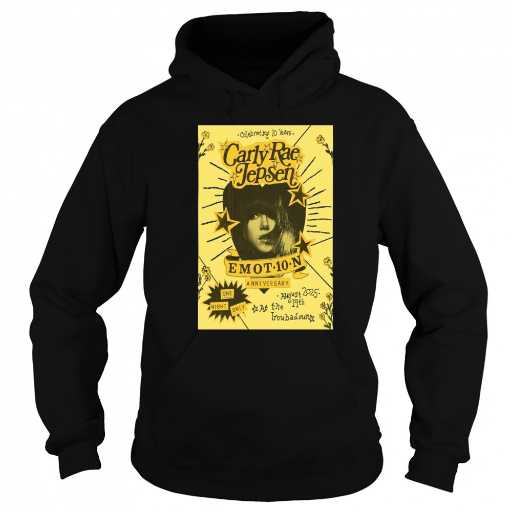 Carly Rae Jepsen Troubadour West Hollywood CA 2025 Poster T-Shirt Sweatshirt
