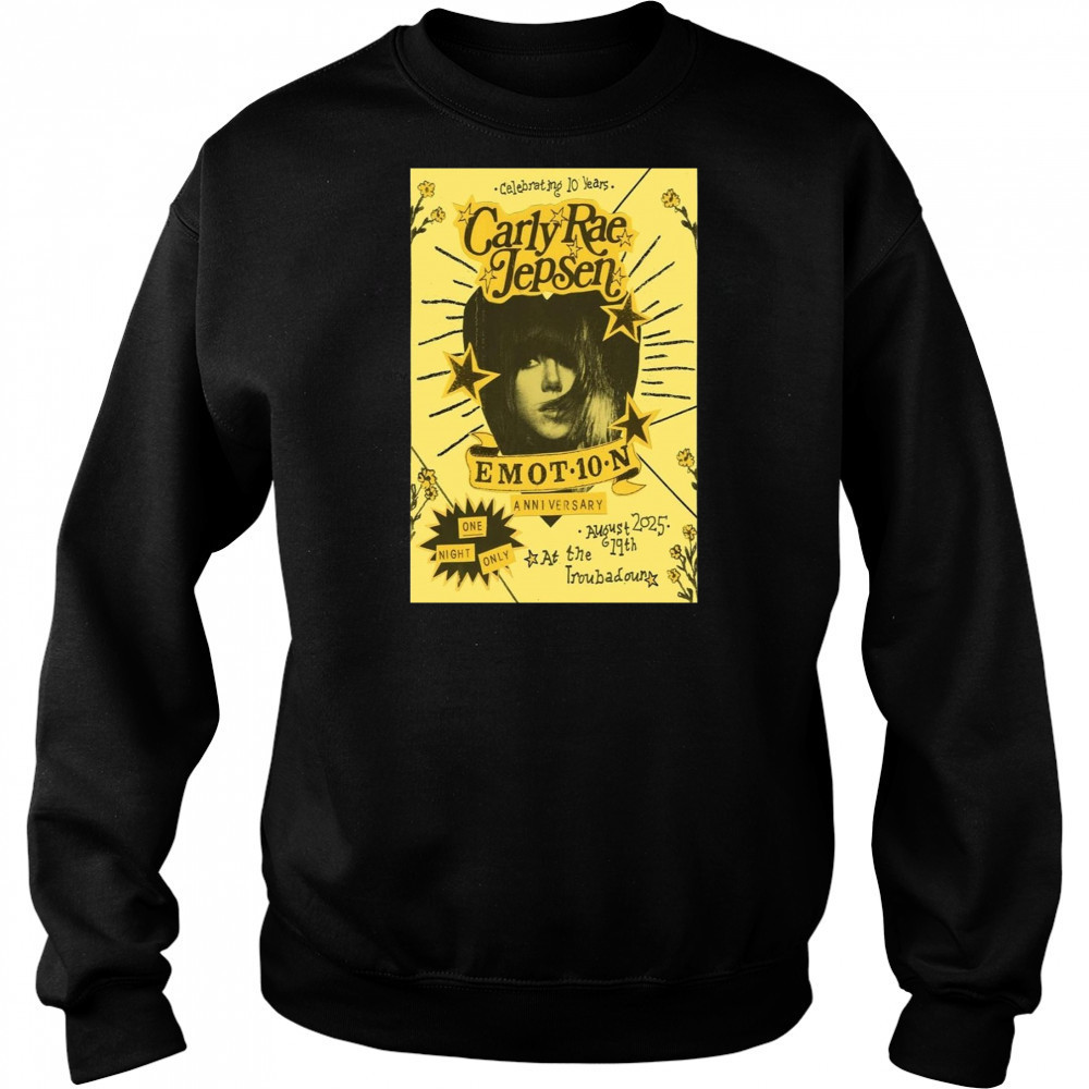 Carly Rae Jepsen Troubadour West Hollywood CA 2025 Poster T-Shirt Hoodie